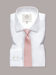 Hawes & Curtis Pink Dusty Plain Repp Tie - Image 1 of 2