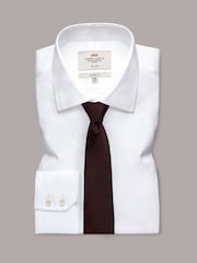 Hawes & Curtis Red Plain Repp Tie - Image 1 of 3