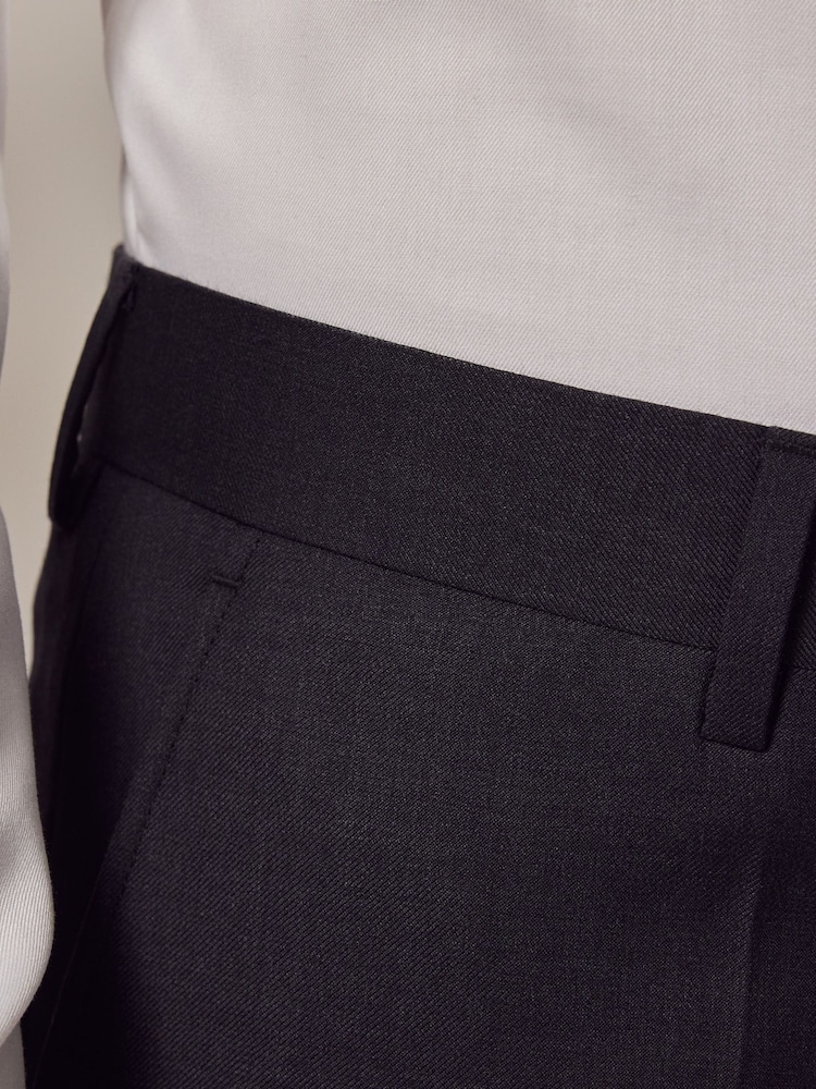 Hawes & Curtis Slim Twill  Black Trousers - Image 3 of 3