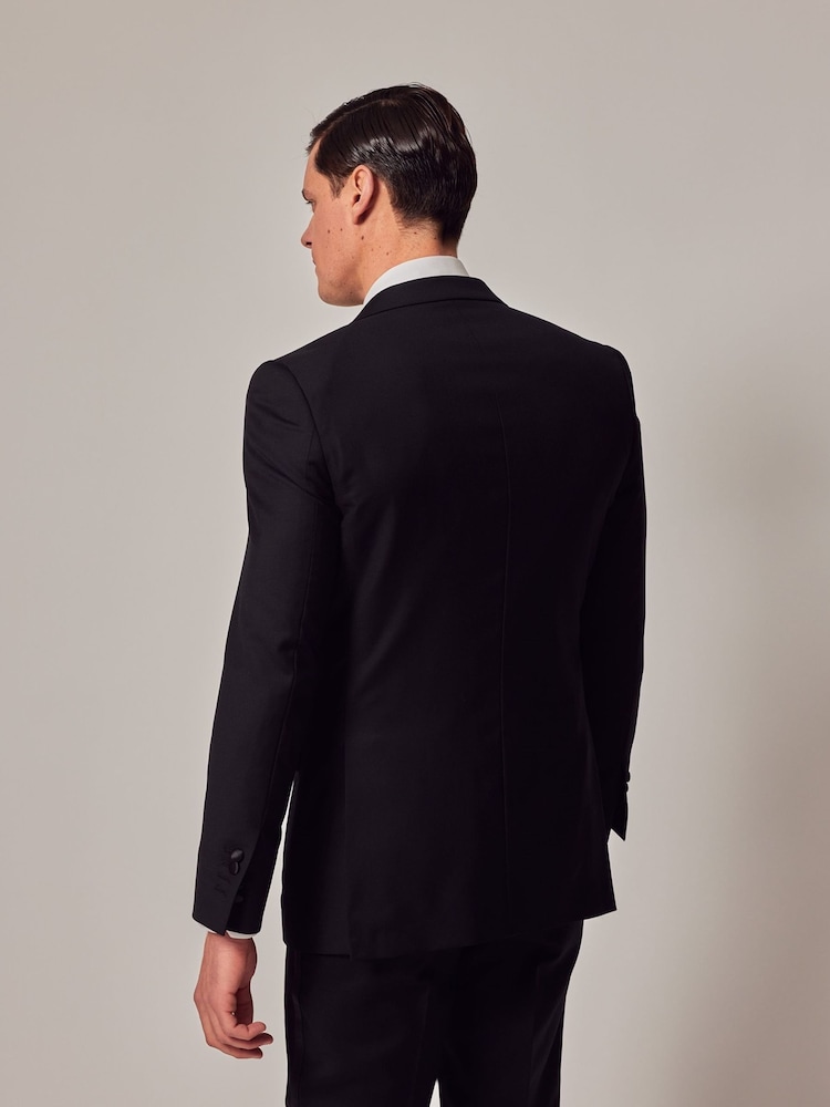 Hawes & Curtis 100% Cotton Dinner Black Jacket - Image 2 of 3