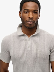 Superdry Kurzärmeliges Strick-Poloshirt - Bild 4 von 6