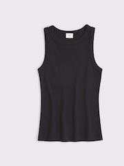 Preto - Abercrombie & Fitch Ribbed Tank Top - Imagem 5 de 5
