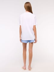 Abercrombie & Fitch Oversized Fruit Graphic Print Short Sleeve T-Shirt - Image 4 of 6