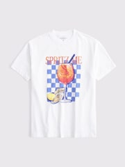 Abercrombie & Fitch Oversized Fruit Graphic Print Short Sleeve T-Shirt - Image 6 of 6