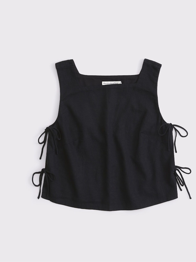 Abercrombie & Fitch Shell Top With Tie Side Detail - Image 1 of 1