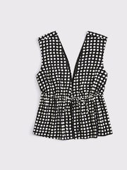 Abercrombie & Fitch Plunge Tie Front Sleeveless Top - Image 6 of 6