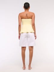 Abercrombie & Fitch Longline Peplum Tube Top - Image 4 of 6