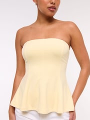 Abercrombie & Fitch Longline Peplum Tube Top - Image 5 of 6
