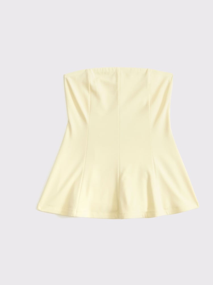 Abercrombie & Fitch Longline Peplum Tube Top - Image 6 of 6