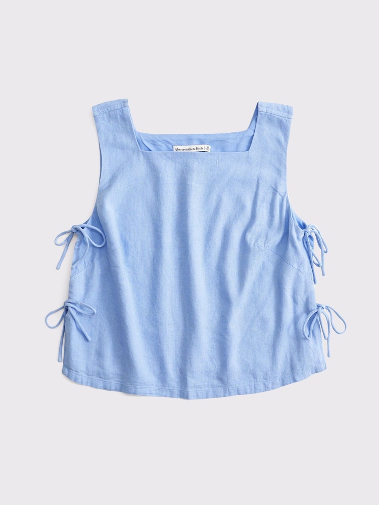 Abercrombie & Fitch Shell Top With Tie Side Detail - Image 1 of 1