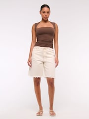 Abercrombie & Fitch Seamless Square Neck Top - Image 1 of 6