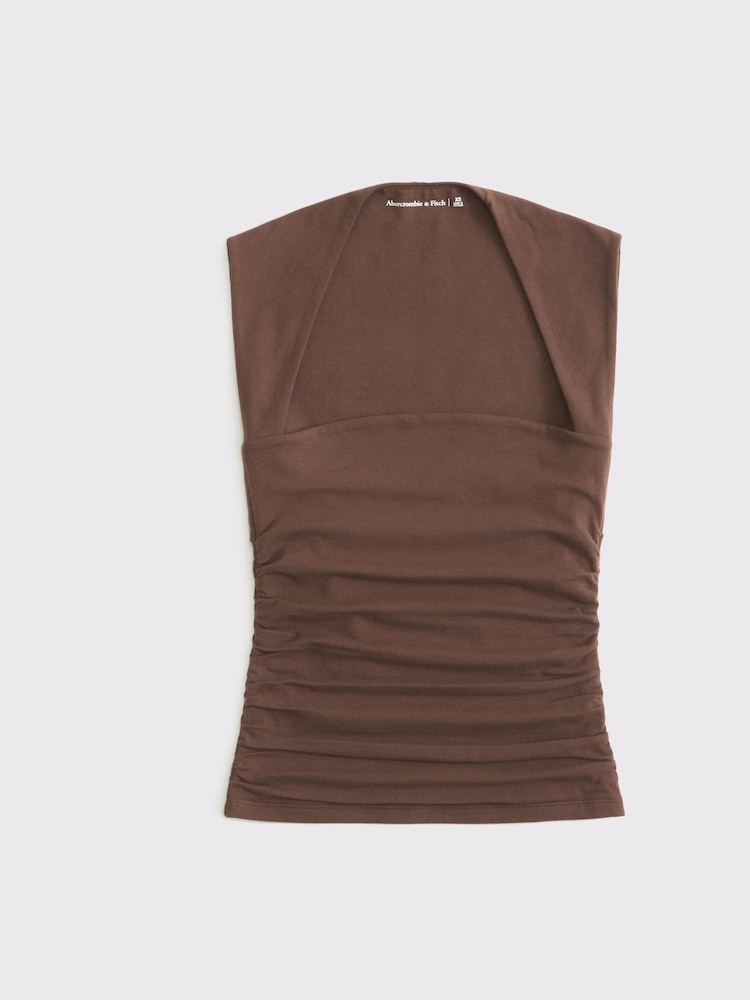 Abercrombie & Fitch Seamless Square Neck Top - Image 6 of 6