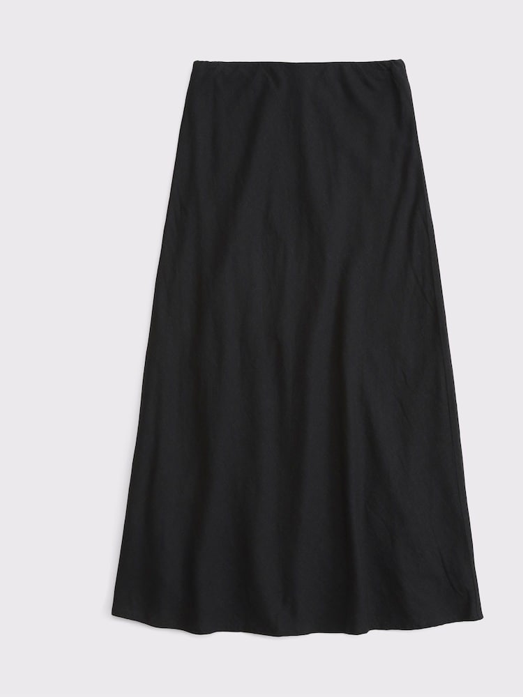 Abercrombie & Fitch Linen Blend Bias Cut Maxi Skirt - Image 6 of 6 Abercrombie & Fitch Linen Blend Bias Cut Maxi Skirt - Image 6 of 6