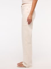 Abercrombie & Fitch Cream Utility Low Rise Baggy Jeans - Image 4 of 6
