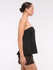 Abercrombie & Fitch Longline Peplum Tube Top - Image 4 of 6