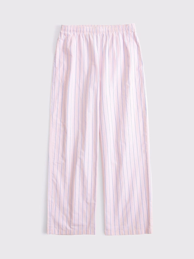 Abercrombie & Fitch Stripe Cotton Poplin Pull On Trousers - Image 7 of 7