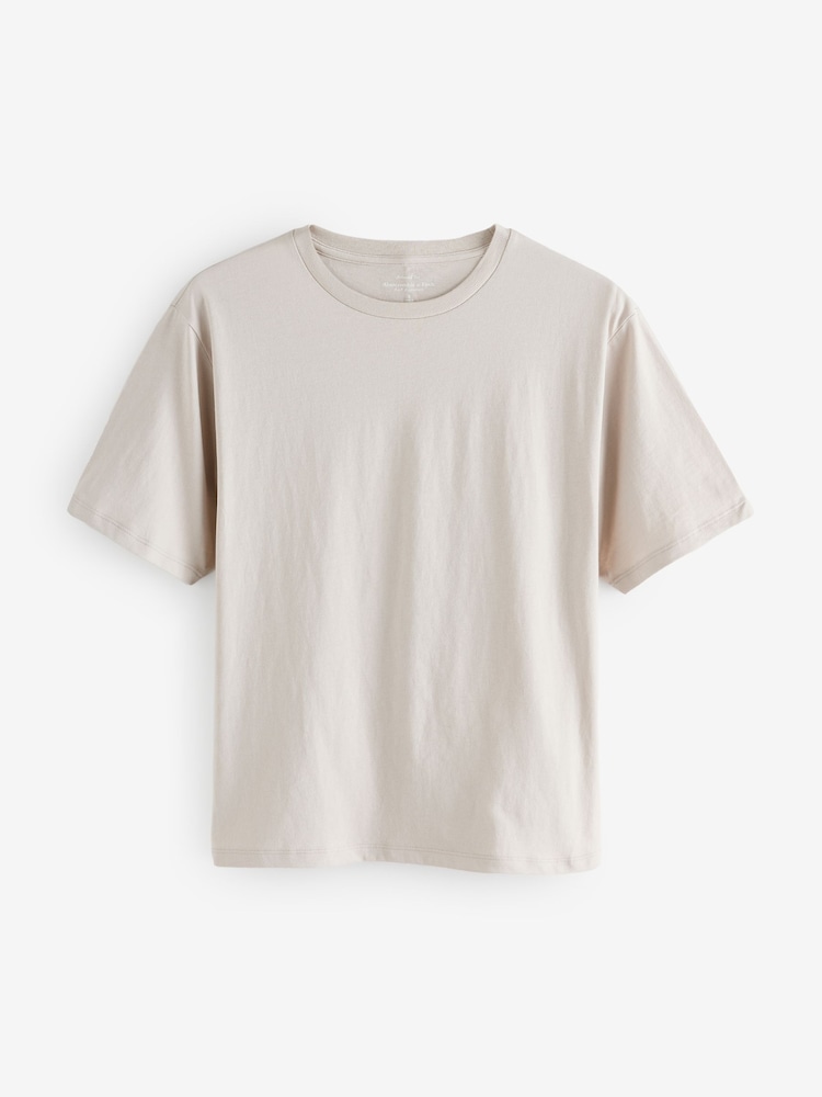 Abercrombie & Fitch Short Sleeve Relaxed 100% Cotton T-Shirt - Image 1 of 1