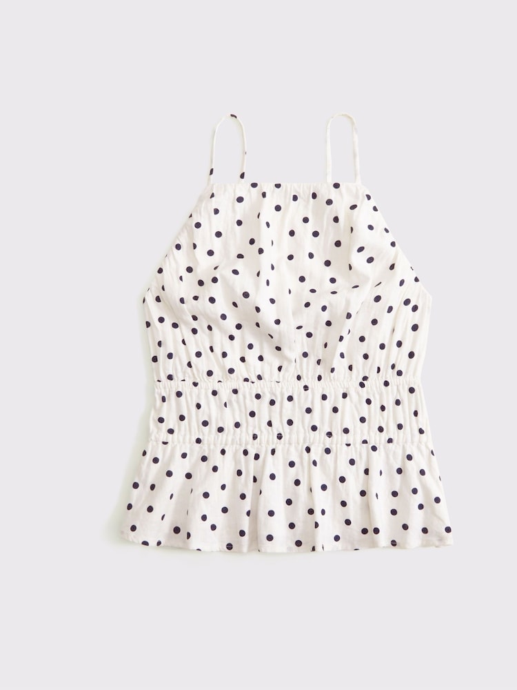 Abercrombie & Fitch Smocked Halterneck Top - Image 7 of 7