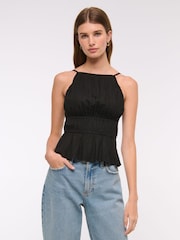 Abercrombie & Fitch Smocked Halterneck Top - Image 4 of 7