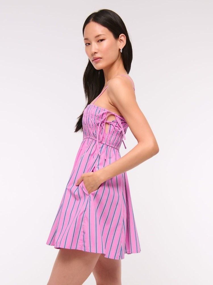 Abercrombie & Fitch Smocked Babydoll Maxi Dress - Image 4 of 6