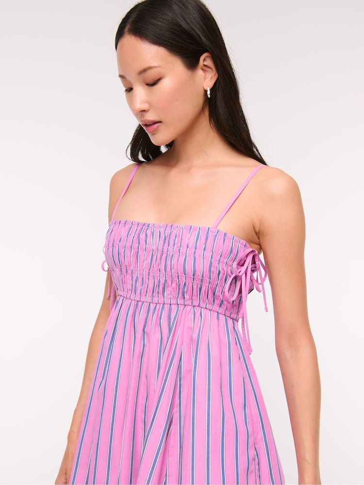 Abercrombie & Fitch Smocked Babydoll Maxi Dress - Image 5 of 6