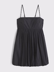 Abercrombie & Fitch Short Bubble Hem Strappy Black Dress - Image 6 of 6
