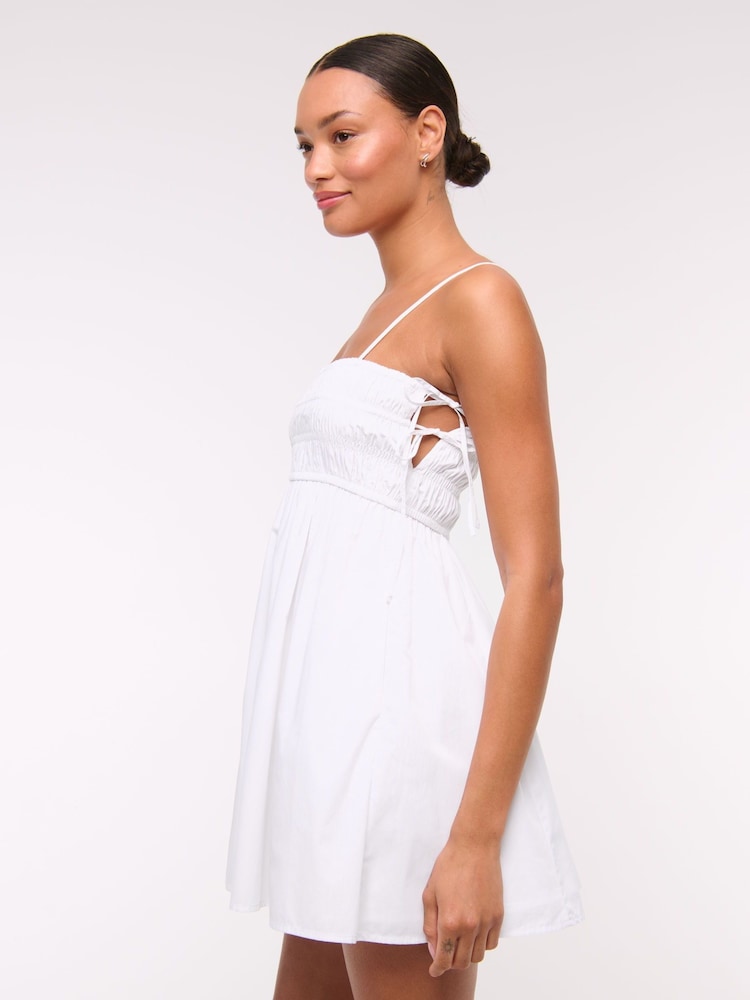 Abercrombie & Fitch Smocked Babydoll Maxi Dress - Image 4 of 6
