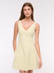 Abercrombie & Fitch V-Neck Mini Dress - Image 1 of 6
