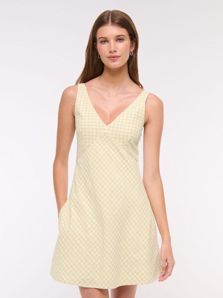 Abercrombie & Fitch V-Neck Mini Dress - Image 1 of 6