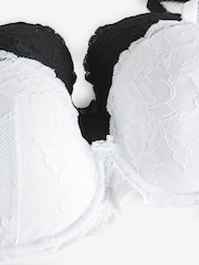 أسود/كريم - حزمة من 2 حمالة صدر دانتيل ‪DD+ ‬​​​​​​​ - صورة 11 من 12