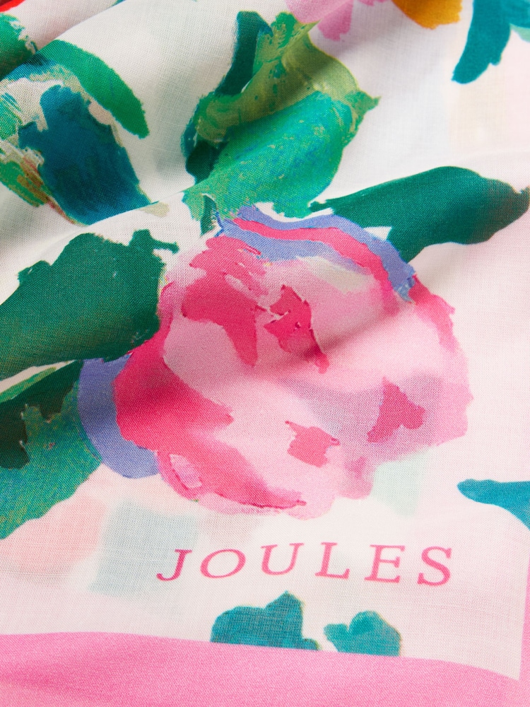 Joules Middleton Multi Floral Scarf - Image 8 of 8