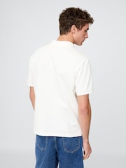 Gap White Cotton Pique Short Sleeve Polo Shirt - Image 2 of 5