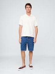 Gap White Cotton Pique Short Sleeve Polo Shirt - Image 3 of 5