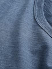 Gap Dark Blue Slub Curved Hem Short Sleeve T-Shirt - Image 5 of 5