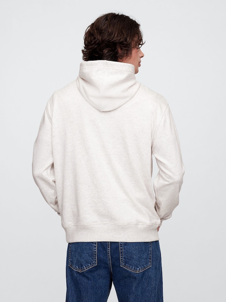 Gap Cream Relaxed Logo Hoodie - Image 2 of 5