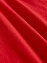 Gap Red Short Sleeve Everyday 100% Cotton Crew Neck T-Shirt - Image 5 of 5
