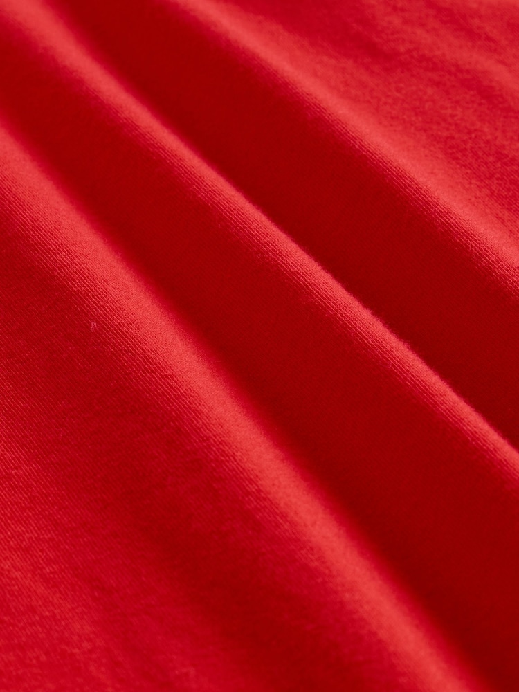Gap Red Short Sleeve Everyday 100% Cotton Crew Neck T-Shirt - Image 5 of 5