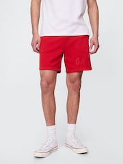 Gap Red VintageSoft Logo Sweat Shorts - Image 1 of 5