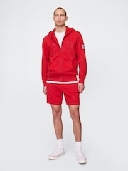 Gap Red VintageSoft Logo Sweat Shorts - Image 3 of 5