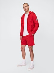 Gap Red VintageSoft Logo Sweat Shorts - Image 4 of 5
