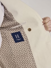 Harry Brown Cream Giacomo Cotton Linen Double Breasted Suit Jacket - Image 9 of 13