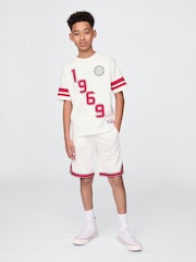 Gap White 8.5" Mesh Pull On Shorts (4-13yrs) - Image 3 of 5