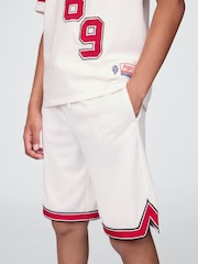 Gap White 8.5" Mesh Pull On Shorts (4-13yrs) - Image 4 of 5