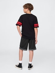 Gap Black 8.5" Mesh Pull On Shorts (4-13yrs) - Image 2 of 5