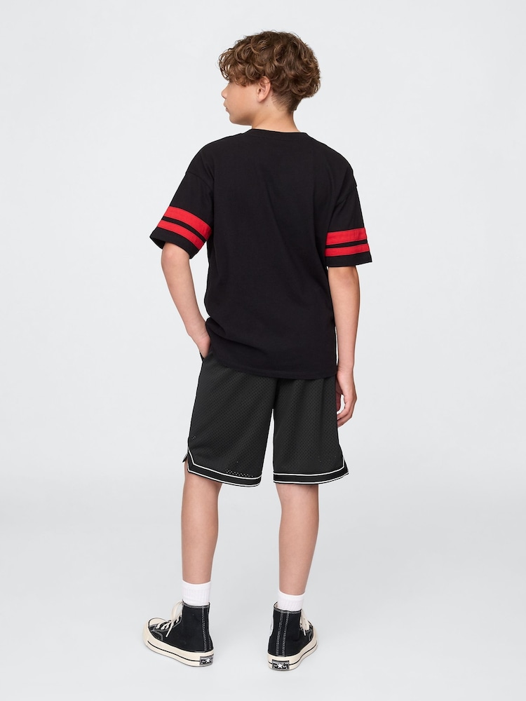 Gap Black 8.5" Mesh Pull On Shorts (4-13yrs) - Image 2 of 5