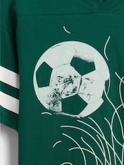 Gap Green Varsity Crew Neck Short Sleeve T-Shirt (4-13yrs) - Image 3 of 3