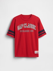 Gap Red Logo Jersey Short Sleeve T-Shirt (4-13yrs) - Image 1 of 2