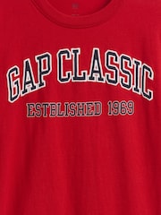 Gap Red Logo Jersey Short Sleeve T-Shirt (4-13yrs) - Image 2 of 2