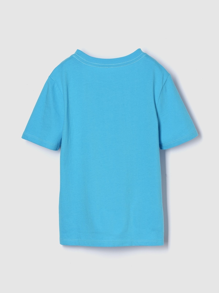 Gap Light Blue Graphic T-Shirt (4-13yrs) - Image 2 of 3
