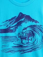 Gap Light Blue Graphic T-Shirt (4-13yrs) - Image 3 of 3